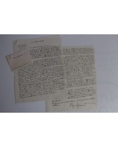 Lettre signée par Edy Legrand 1959