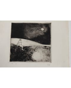 Gravure Femme nue signée et numérotée 1/20