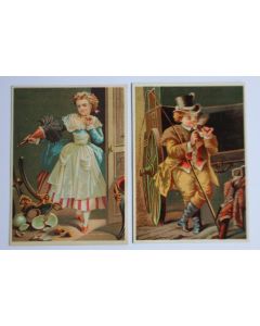 Chromos tarifs des pâtés Grand hôtel des postes Charente