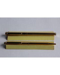 Sheaffer 270 Stylo plume + Stylo bille plaqué or assortis