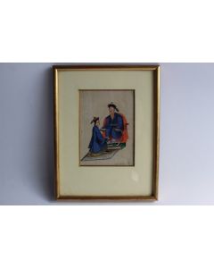 Peinture sur papier riz Chinois