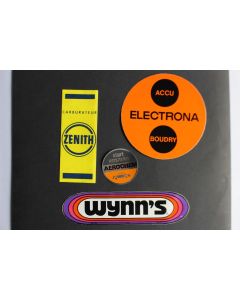 Autocollants accessoires automobiles Wynn's Zenith Aerochem Electrona