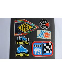 Autocollants accessoires automobiles Eyquem Boge Smiths Efel 