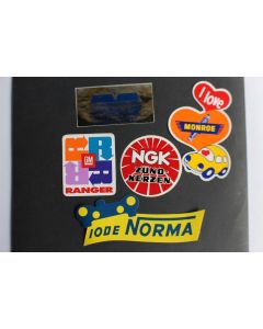 Autocollants accessoires automobiles Monroe NGK Norma Radar Ranger