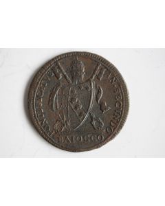 Monnaie Vatican 1 baiocco pape Pie VII 1802 États pontificaux