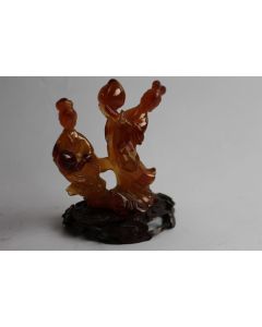 Sculpture en cornaline femmes Guanshiyin Chine Bouddhisme