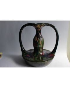 Grand vase céramique Gouda Plateelbakkerik Zuid Hollande Art nouveau