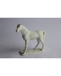 Porcelaine biscuit Cheval