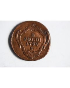 Monnaie 2 Soldi 1799 S Gorizia Italie