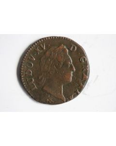 Monnaie Louis XV Sol à la vieille tête 1774