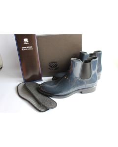 NAVYBOOT Bottines de pluie Chelsea bleu marine femme