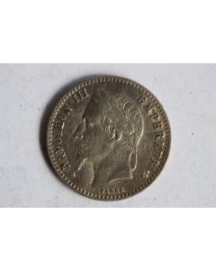 Monnaie argent 50 Centimes Napoléon III 1868 BB France