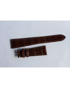 PATEK PHILIPPE Bracelet montre cuir brun 21 mm
