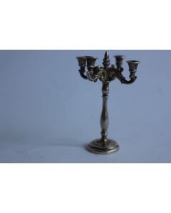 Candélabre miniature argent poupée