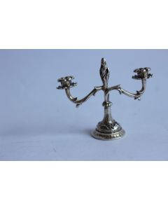 Chandelier miniature argent poupée
