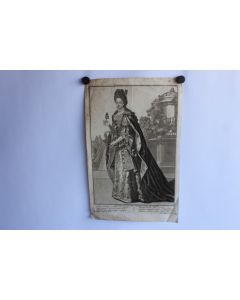 Gravure Eleonora Magdalena Theresia impératrice des Romains