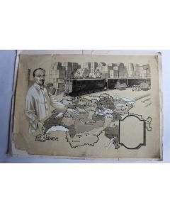 Dessin original C.F.F. Suisse Chemin de Fer