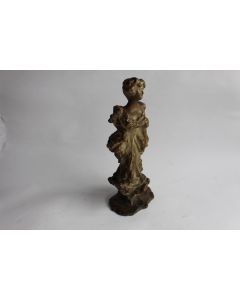 Sculpture terre cuite femme Art nouveau signée ?