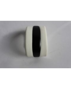 Bracelet vintage cuir noir 