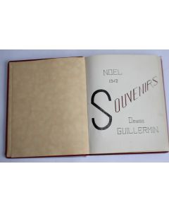 Album Souvenirs Noël 1942 dessins originaux dédicaces