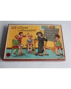 Ancien Jeu de société Le livret amusant Tables de multiplication