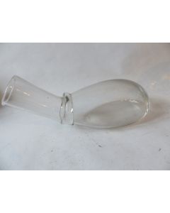 Ancien urinal en verre soufflé