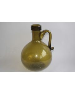 Ancienne bouteille carafe verre soufflé