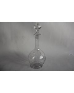 Ancienne Carafe cristal gravé