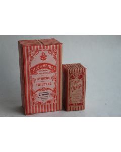 Anciennes boites publicitaires Talc de Venise