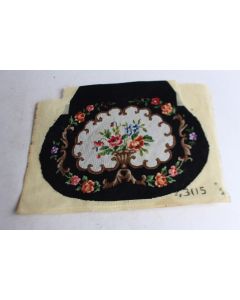 Ancienne broderie petit point pour sac a main