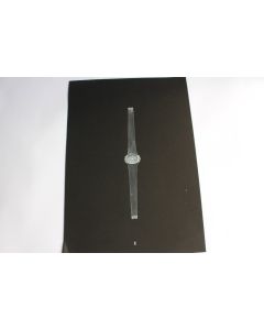 Dessin original montre bijoux design environ 1970