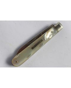 Couteau ancien argent et nacre