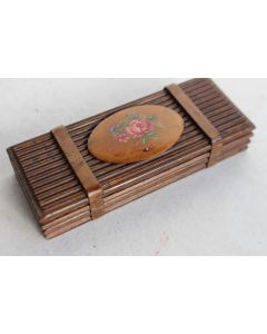 Boite a timbres Art populaire Brienz Suisse Lausanne