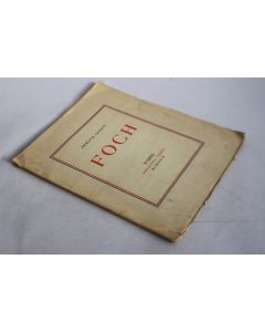 Armand GODOY envoi dédicace Foch 1929