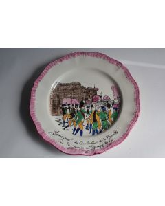 Assiette céramique Salins Bicentenaire de la Révolution édition limitée