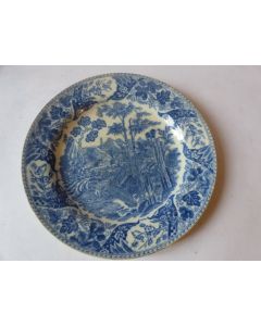 Assiette Faïence de Carouge Baylon 1803-1829 Suisse