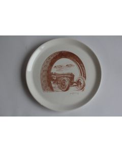 Assiette publicitaire Pirelli LUNEVILLE Keller & Guérin Automobile