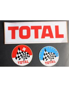 Autocollants automobiles TOTAL
