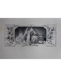 Gravure lithographiée Gustave FRAIPONT XIXe siècle