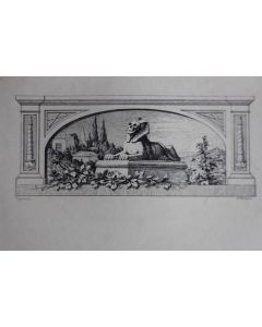Gravure lithographiée Régereau Warisse XIXe siècle
