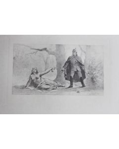 Gravure lithographiée XIXe siècle