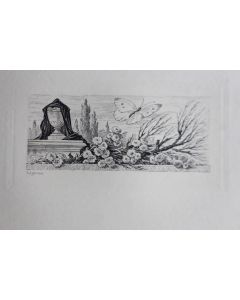 Gravure lithographiée Régereau XIXe siècle