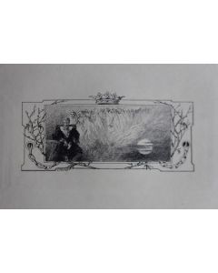 Gravure lithographiée Gustave FRAIPONT XIXe siècle