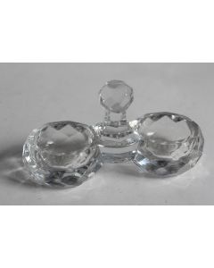 BACCARAT Salière cristal moulé