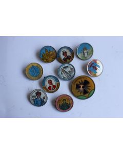 Badges Russes Chernobyl - Cathédrales - Personnages (x10)