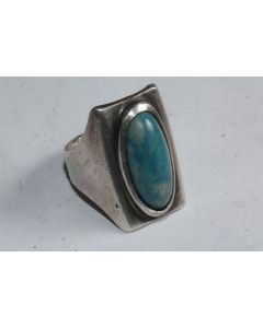 Bague argent apatite bleue