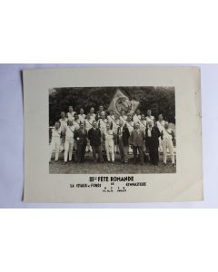 Photographie III ème fête Romande La Chaux-de-fonds Suisse 1934