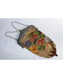 Sac à main en perlé de verre XIXe siècle