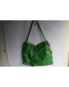 LANCEL Sac à main cuir vert 