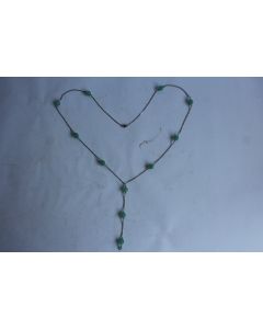 Collier sautoir argent
